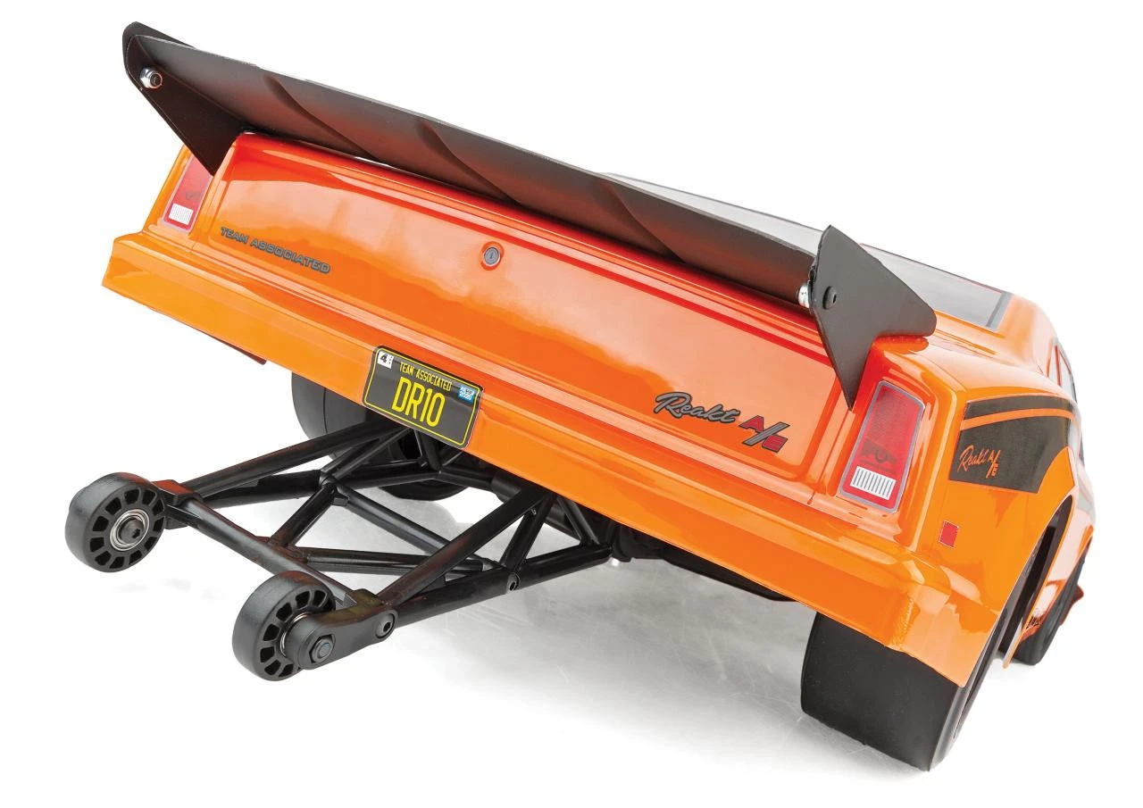 Team Associated DR10 RTR Brushless Drag Race Car Combo (Orange) W/ 2.4GHz Radio, DVC, Battery And Charger - Image 5