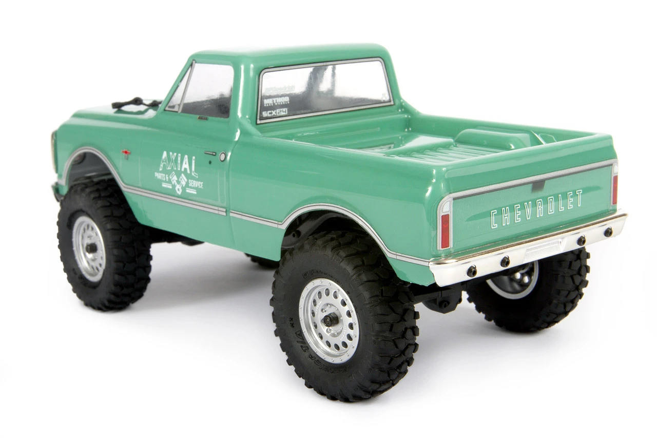 Axial SCX24 1967 Chevrolet C10 1/24 4WD RTR Scale Mini Crawler (Green) W/2.4GHz Radio - Image 6