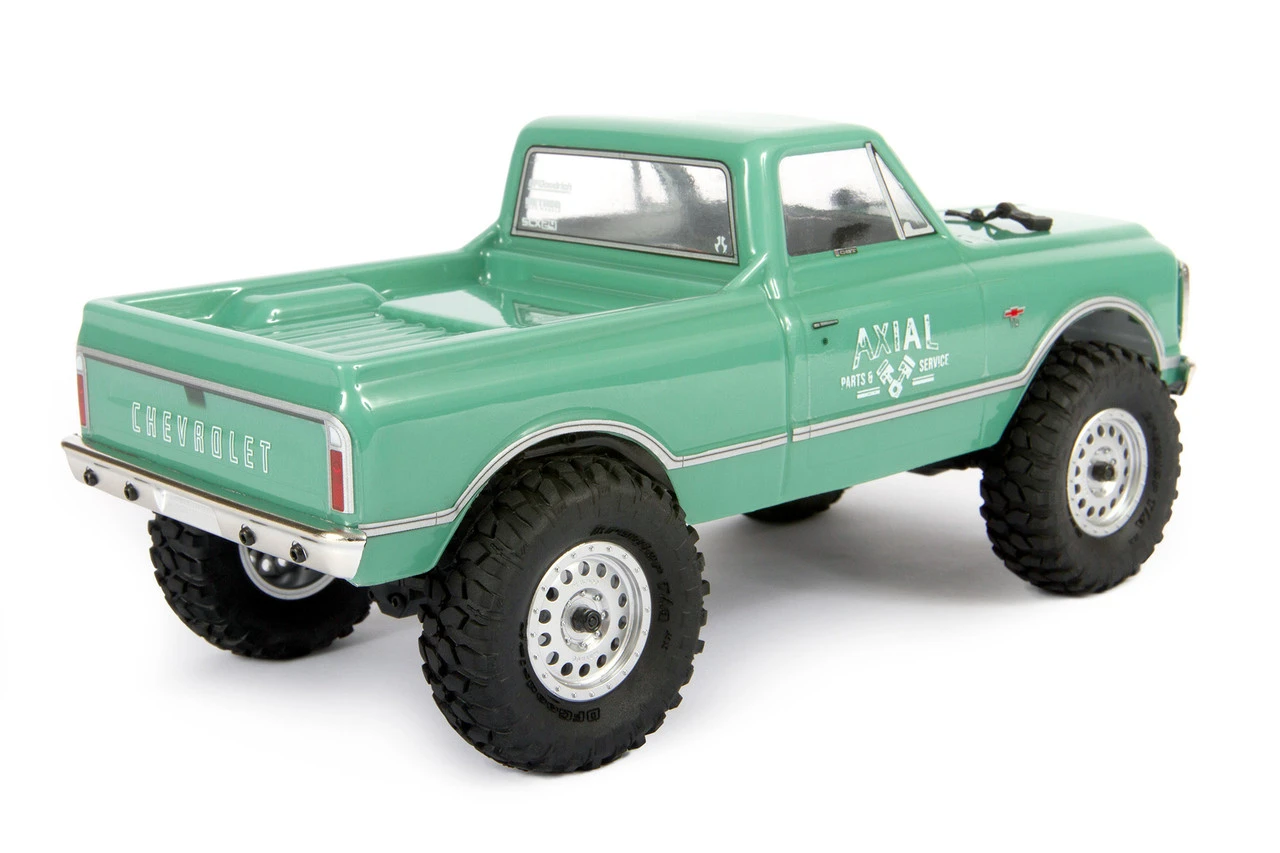 Axial SCX24 1967 Chevrolet C10 1/24 4WD RTR Scale Mini Crawler (Green) W/2.4GHz Radio - Image 7