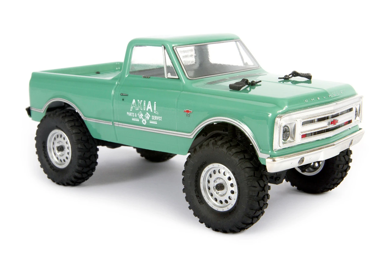 Axial SCX24 1967 Chevrolet C10 1/24 4WD RTR Scale Mini Crawler (Green) W/2.4GHz Radio - Image 8