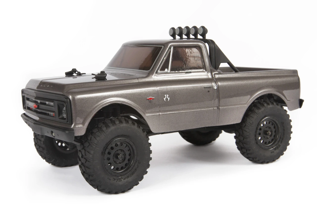 Axial SCX24 1967 Chevrolet C10 1/24 4WD RTR Scale Mini Crawler (Silver) W/2.4GHz Radio