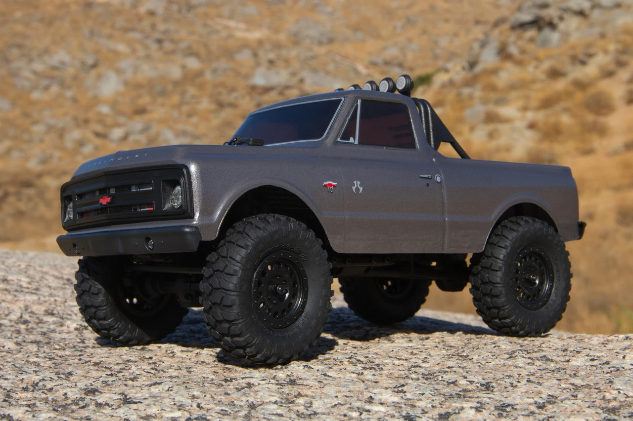 Axial SCX24 1967 Chevrolet C10 1/24 4WD RTR Scale Mini Crawler (Silver) W/2.4GHz Radio - Image 14