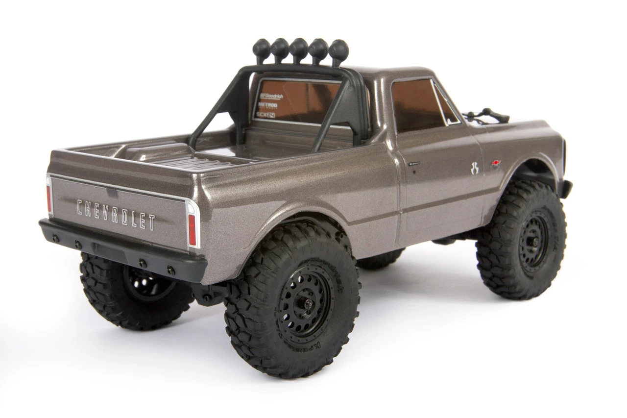 Axial SCX24 1967 Chevrolet C10 1/24 4WD RTR Scale Mini Crawler (Silver) W/2.4GHz Radio - Image 6