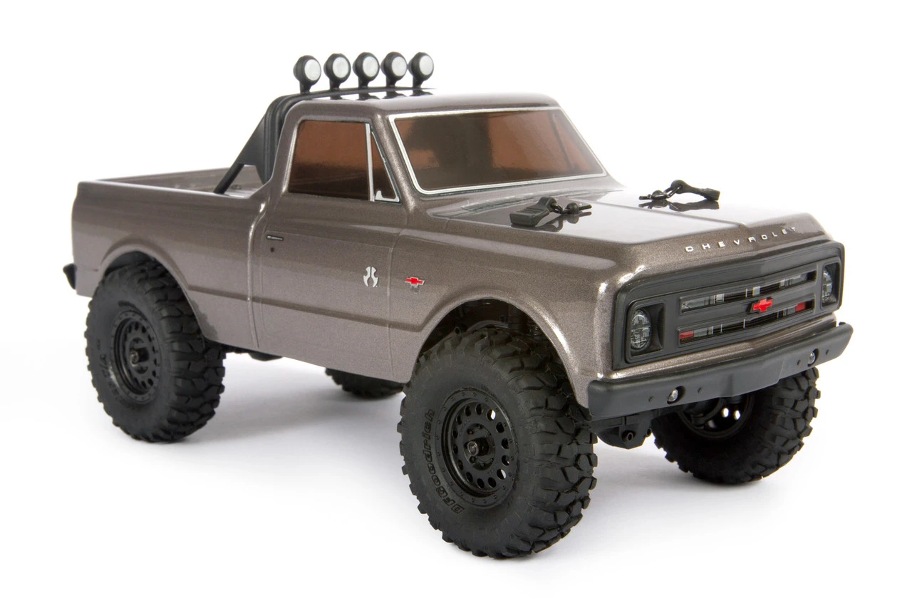 Axial SCX24 1967 Chevrolet C10 1/24 4WD RTR Scale Mini Crawler (Silver) W/2.4GHz Radio - Image 8