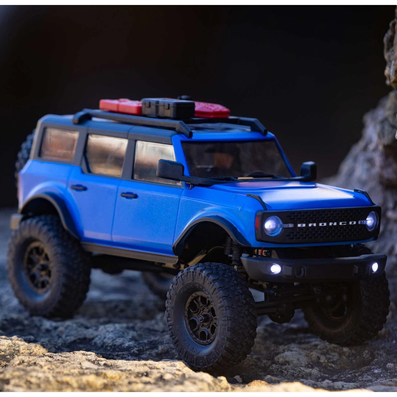 Axial 1/24 SCX24 2021 Ford Bronco 4wd Truck RTR, Blue - Image 13
