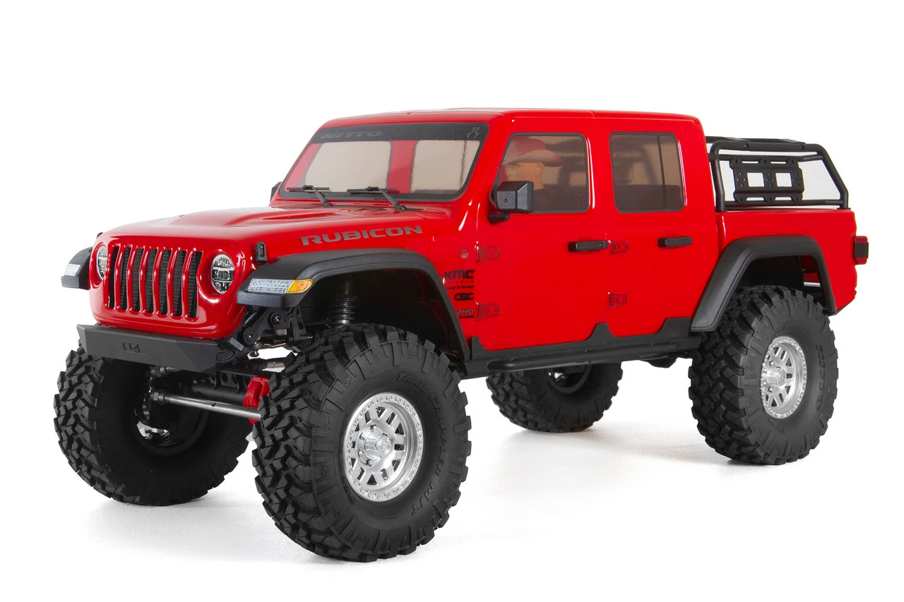 Axial SCX10 III "Jeep JT Gladiator" RTR 4WD Rock Crawler (Red) W/ Portals & DX3 2.4GHz Radio - Image 2
