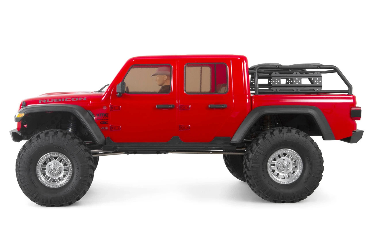 Axial SCX10 III "Jeep JT Gladiator" RTR 4WD Rock Crawler (Red) W/ Portals & DX3 2.4GHz Radio - Image 3