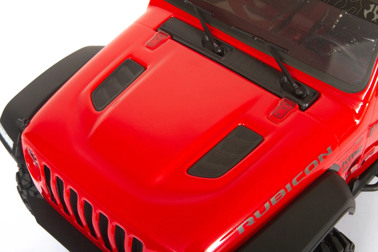 Axial SCX10 III "Jeep JT Gladiator" RTR 4WD Rock Crawler (Red) W/ Portals & DX3 2.4GHz Radio - Image 22