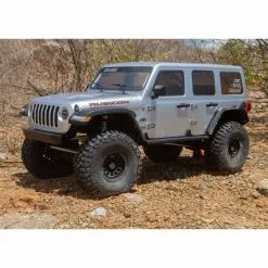 Axial SCX6 Jeep JLU Wrangler 1/6 4WD RTR Electric Rock Crawler (Silver) W/DX3 Radio & Smart ESC