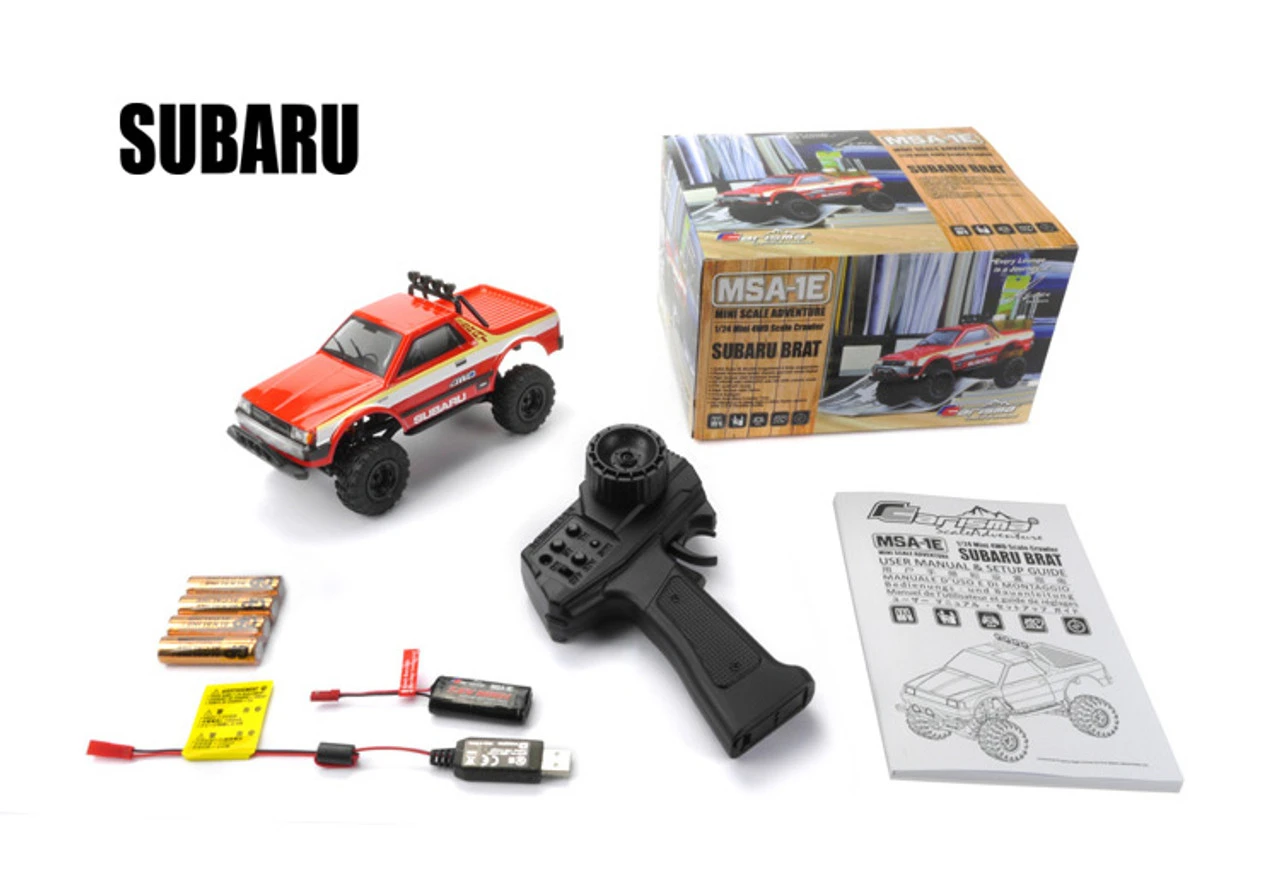 Carisma MSA-1E 1/24 Scale Subaru Brat RTR, 4WD, W/ 2.4GHz KD Propo Radio - Image 2