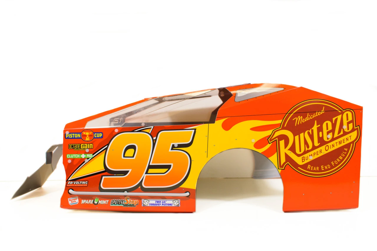 Small Addictions RC Wrap Addicts #95 Lighting McQueen Rust-eze MudBoss Wrap - Image 4