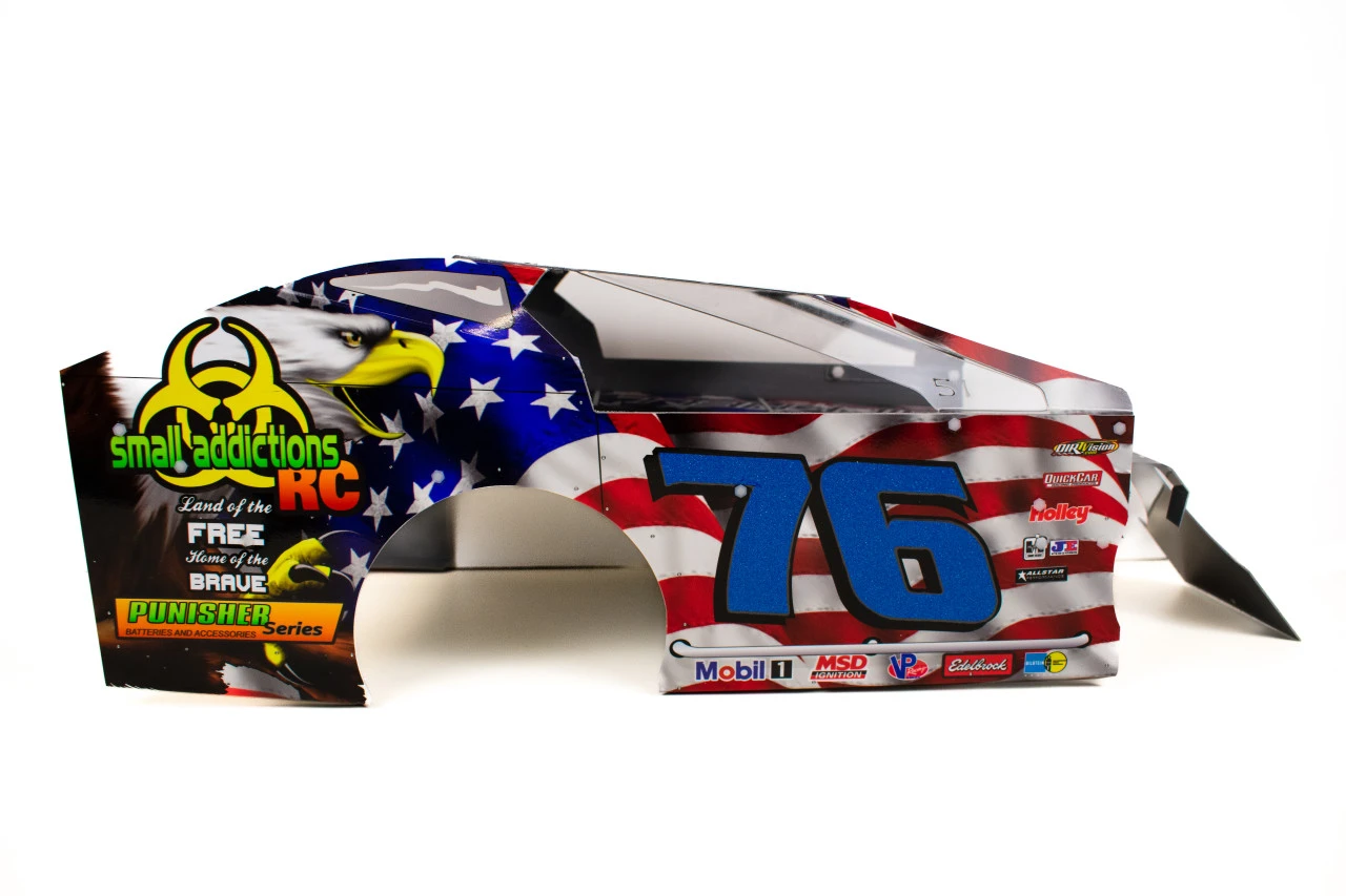 Small Addictions RC Screamin Eagle Star Spangled Mudboss Wrap...'Merica - Image 2