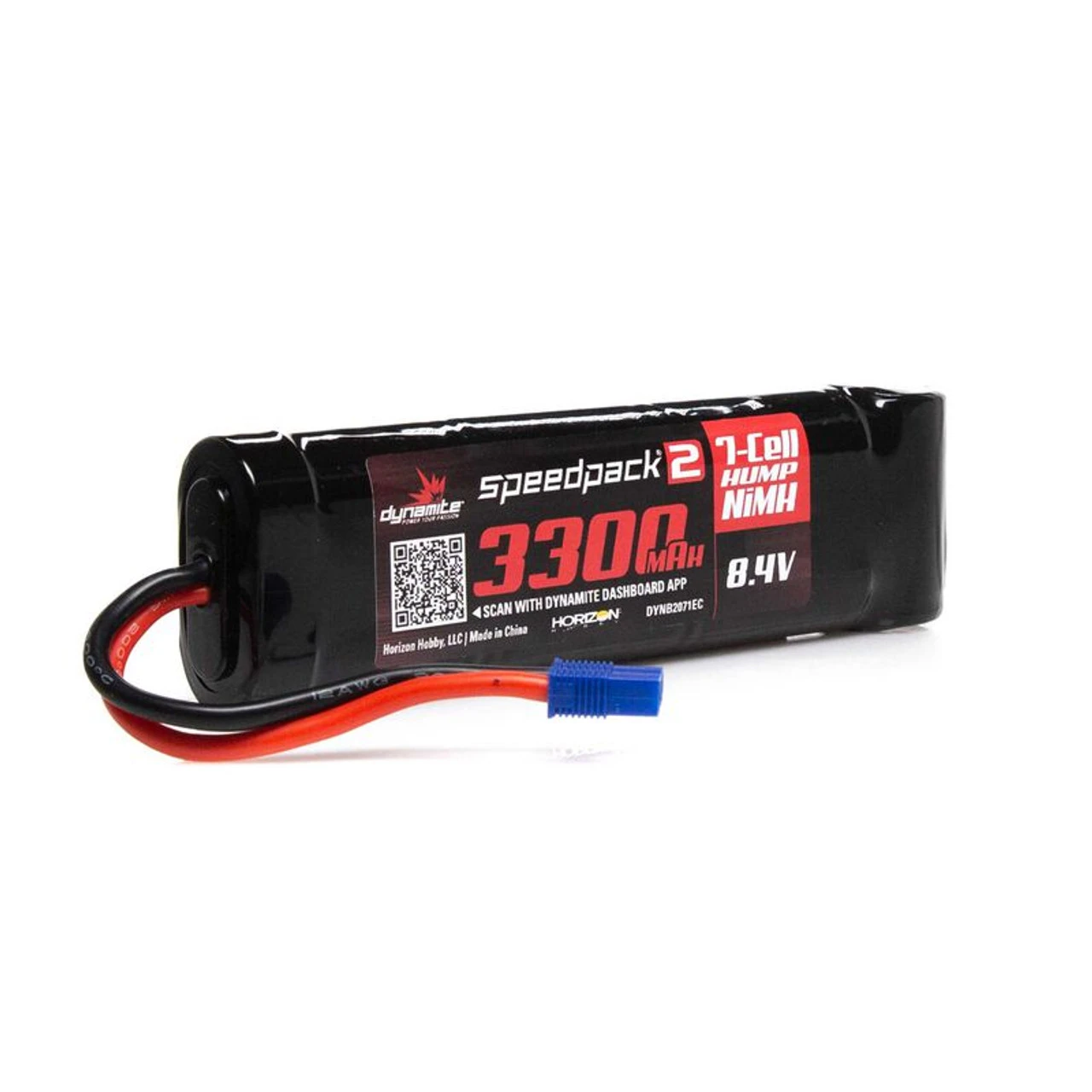 Dynamite 8.4V 3300mAh 7-Cell Speedpack2 Hump NiMH Battery W/ EC3