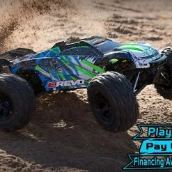 Traxxas E-Revo VXL 2.0 RTR 4WD Electric Monster Truck W/VXL-6s ESC & TQi 2.4GHz Radio (Green)