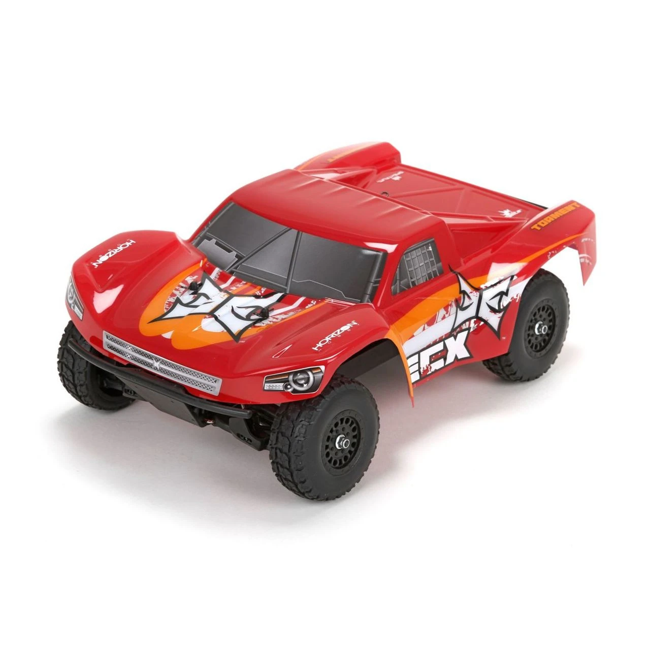 ECX 1/18 Torment 4WD Short Course Truck RTR (Red/Orange) (ECX01001T2)