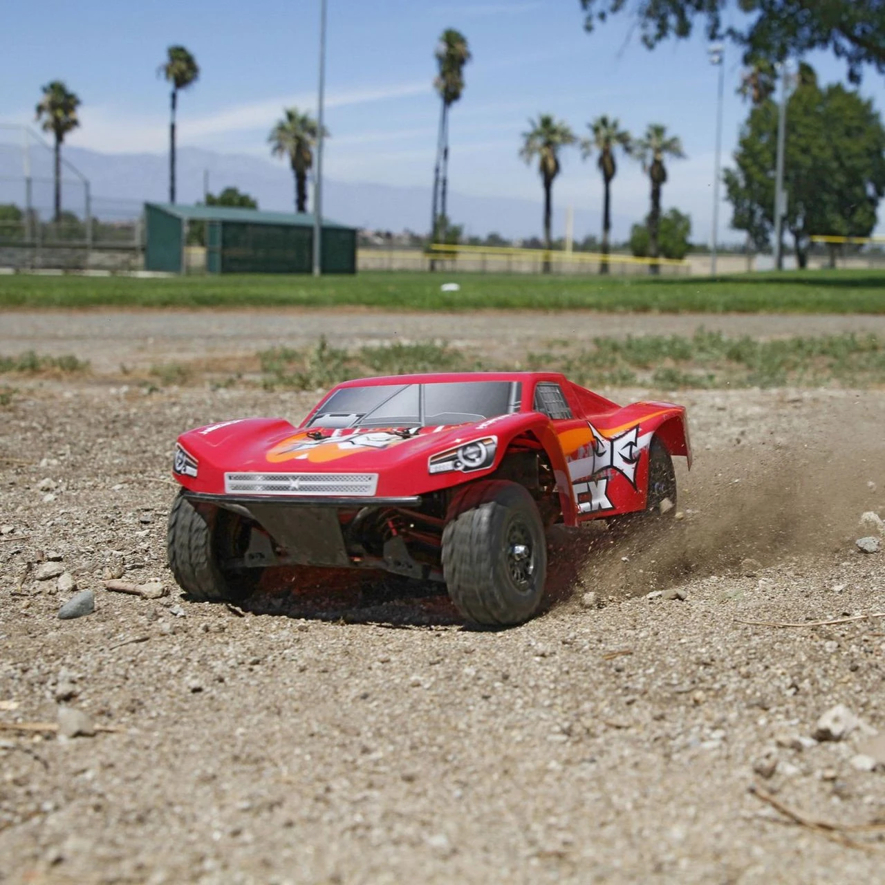 ECX 1/18 Torment 4WD Short Course Truck RTR (Red/Orange) (ECX01001T2) - Image 12