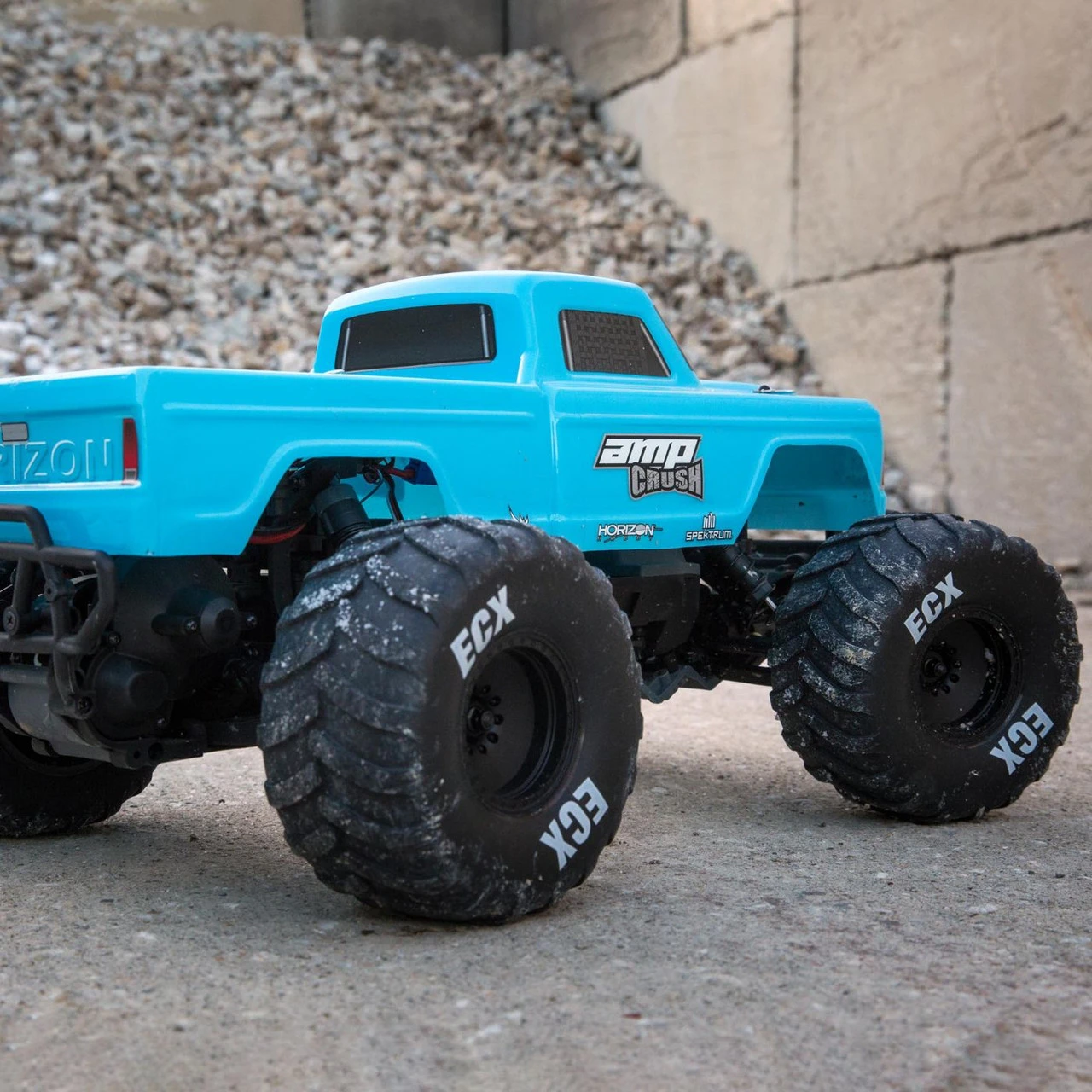 ECX 1/10 Amp Crush 2WD Monster Truck Brushed RTR (Blue) - Image 15