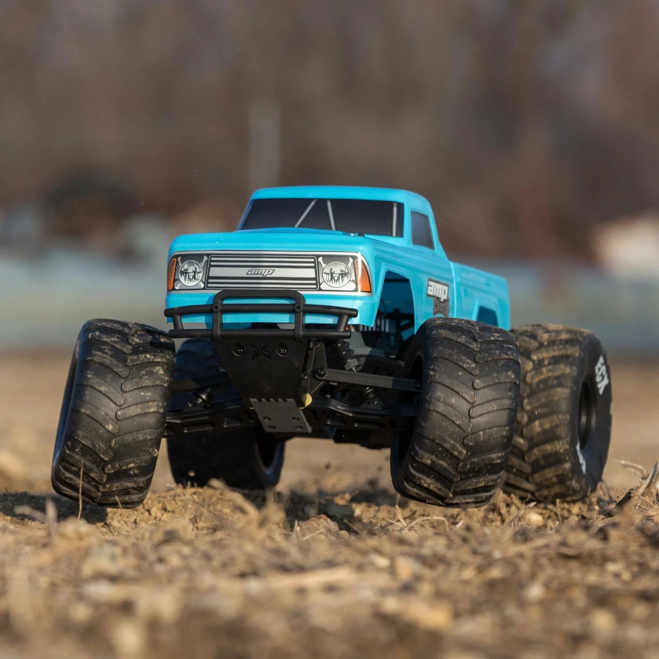 ECX 1/10 Amp Crush 2WD Monster Truck Brushed RTR (Blue) - Image 14