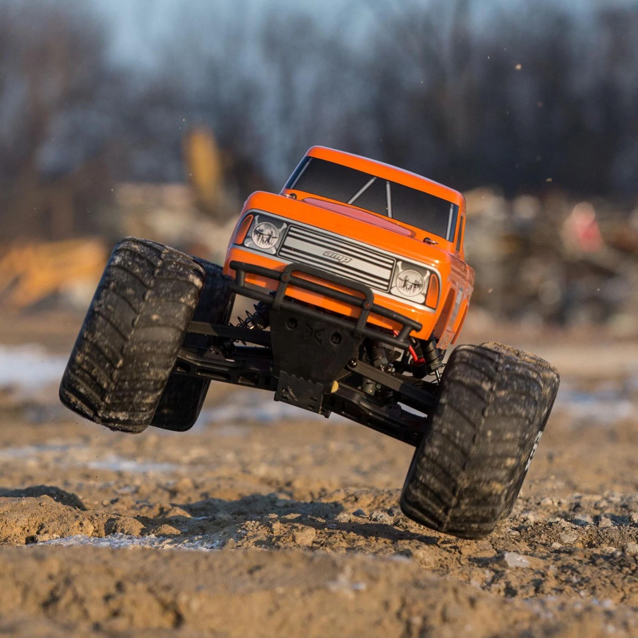 ECX 1/10 Amp Crush 2WD Monster Truck Brushed RTR (Orange) - Image 15