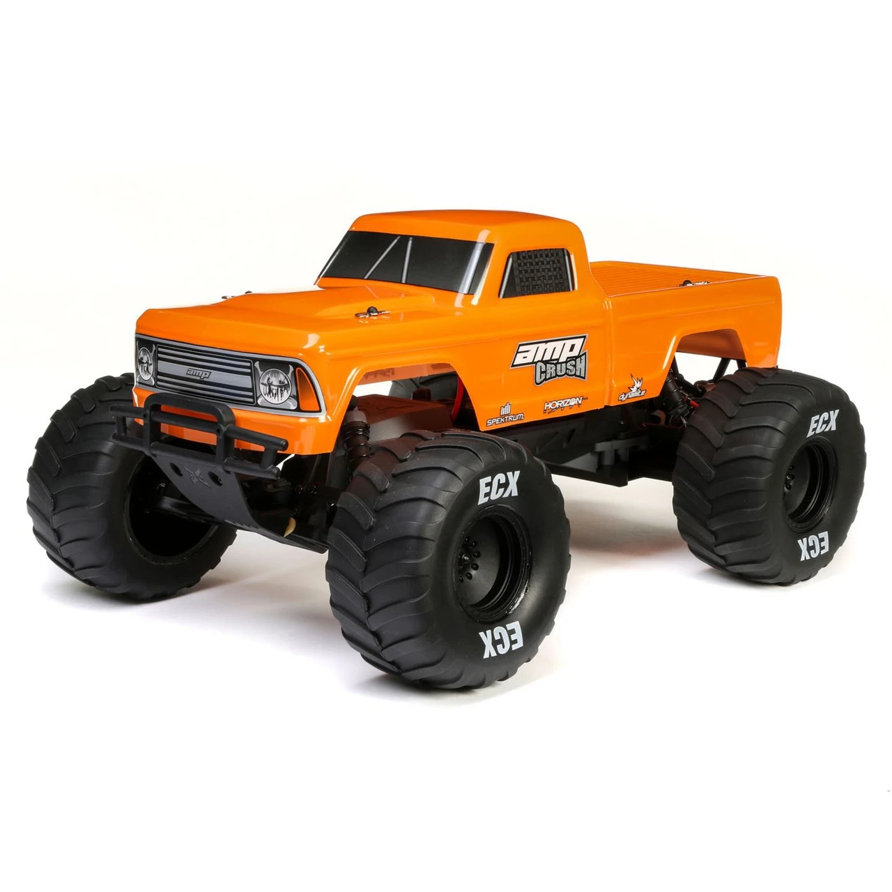 ECX 1/10 Amp Crush 2WD Monster Truck Brushed RTR (Orange) - Image 2