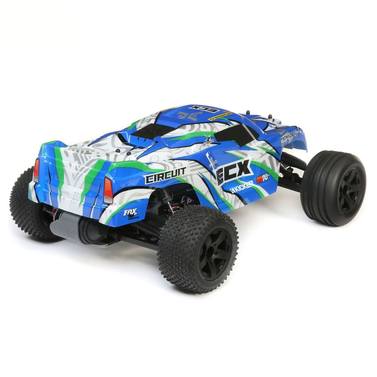 ECX 1/10 Circuit 2WD Stadium Truck Brushed RTR (Blue/White) - Image 5
