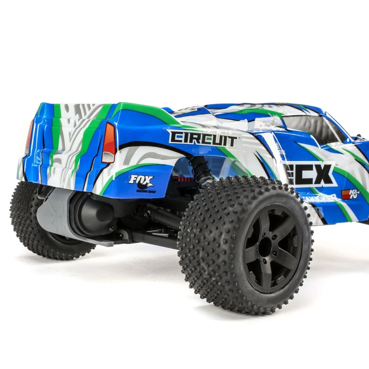 ECX 1/10 Circuit 2WD Stadium Truck Brushed RTR (Blue/White) - Image 7