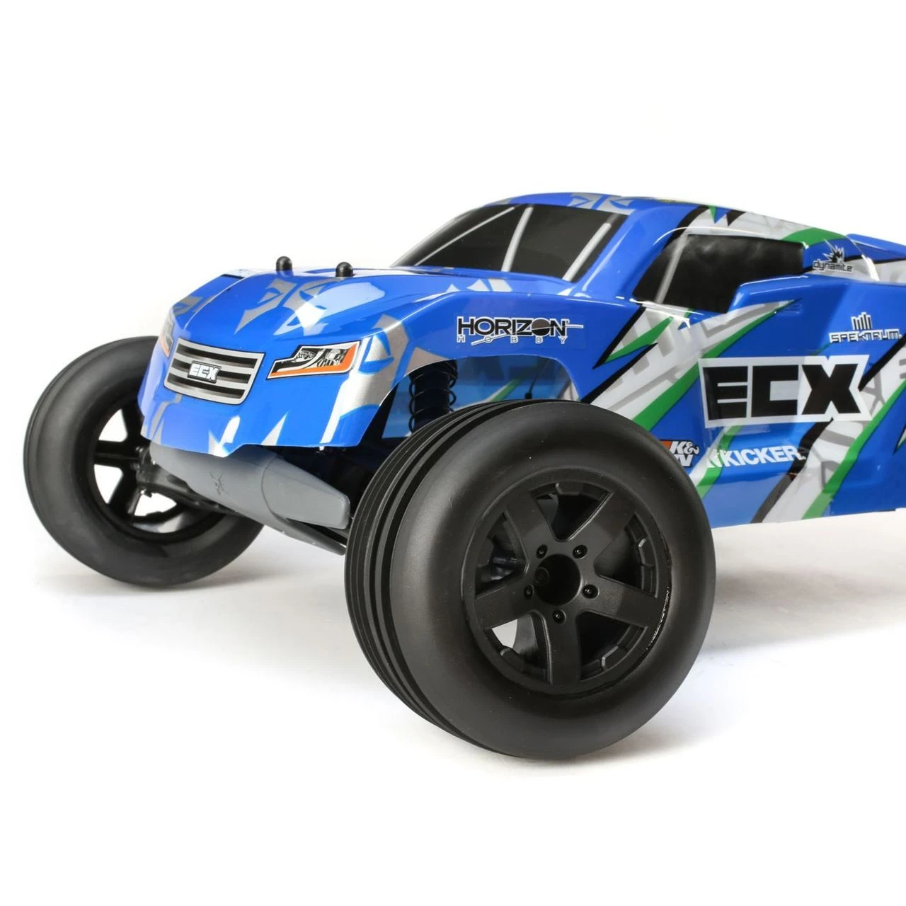 ECX 1/10 Circuit 2WD Stadium Truck Brushed RTR (Blue/White) - Image 6