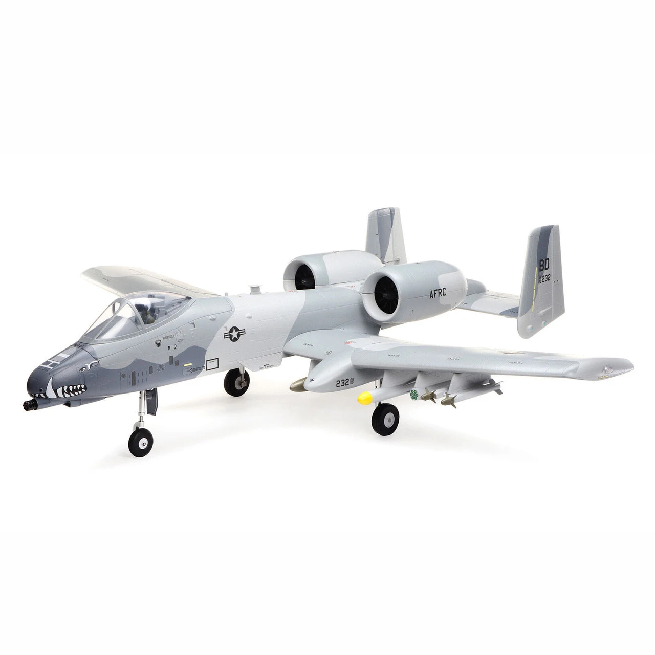 Eflite A-10 Thunderbolt II Twin 64mm EDF BNF Basic With AS3X And SAFE Select