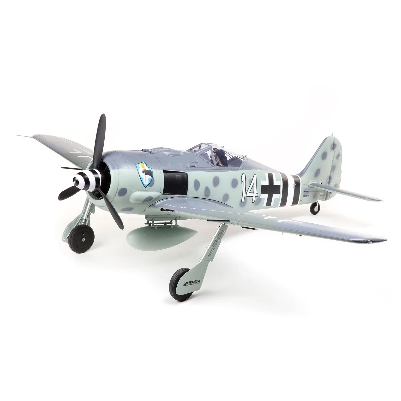 Eflite E-flite Focke-Wulf Fw 190A 1.5m BNF Basic Electric Airplane (1511mm) W/AS3X & SAFE Technology