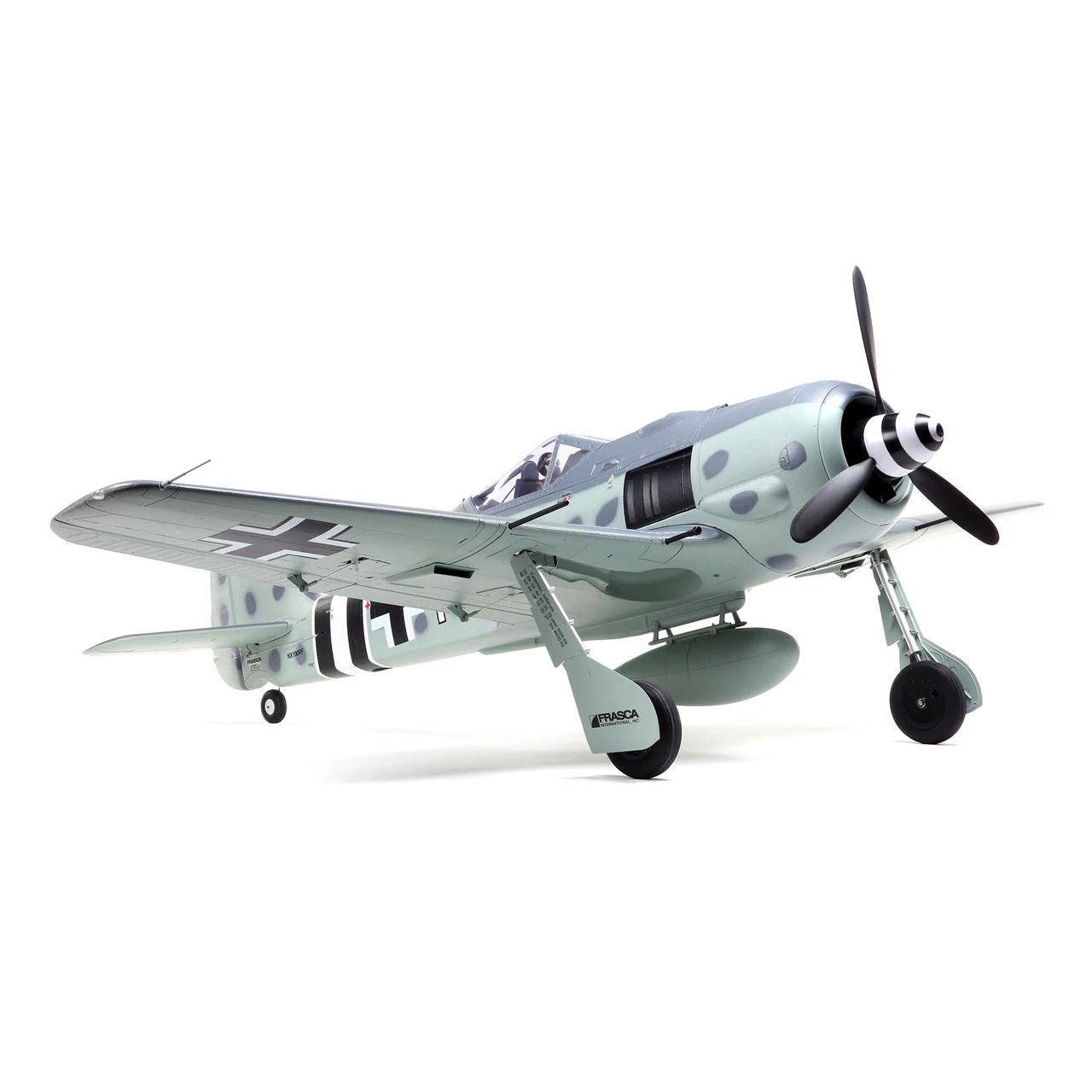 Eflite E-flite Focke-Wulf Fw 190A 1.5m BNF Basic Electric Airplane (1511mm) W/AS3X & SAFE Technology - Image 3