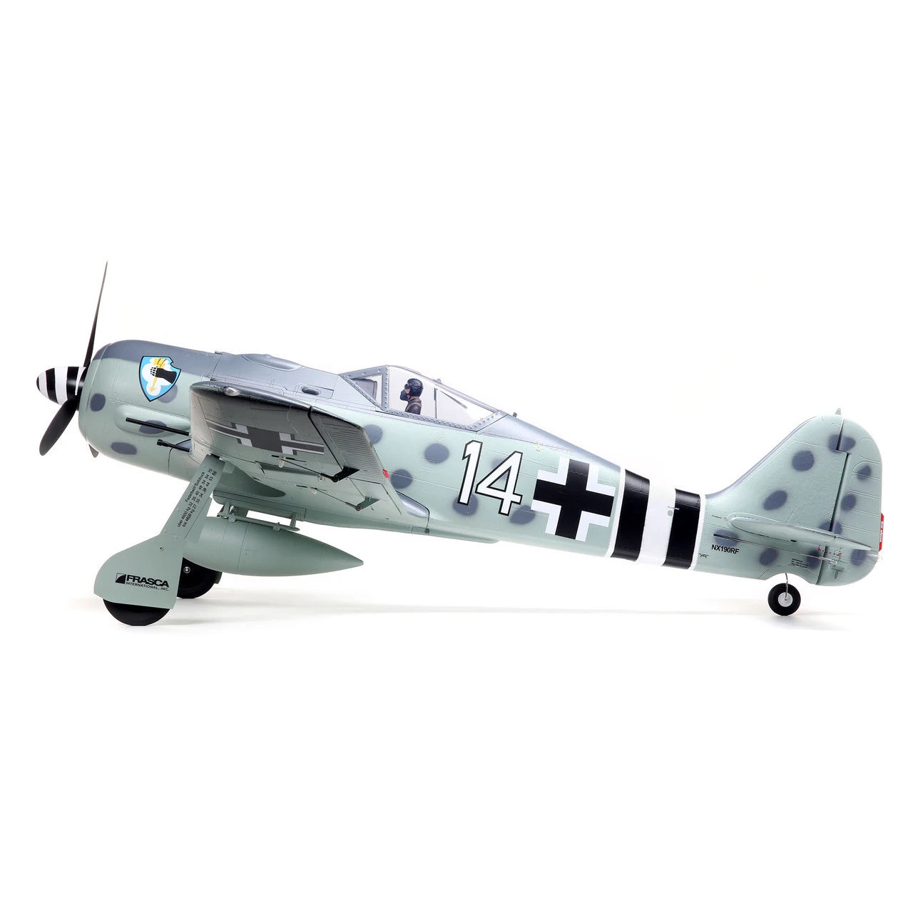 Eflite E-flite Focke-Wulf Fw 190A 1.5m BNF Basic Electric Airplane (1511mm) W/AS3X & SAFE Technology - Image 6
