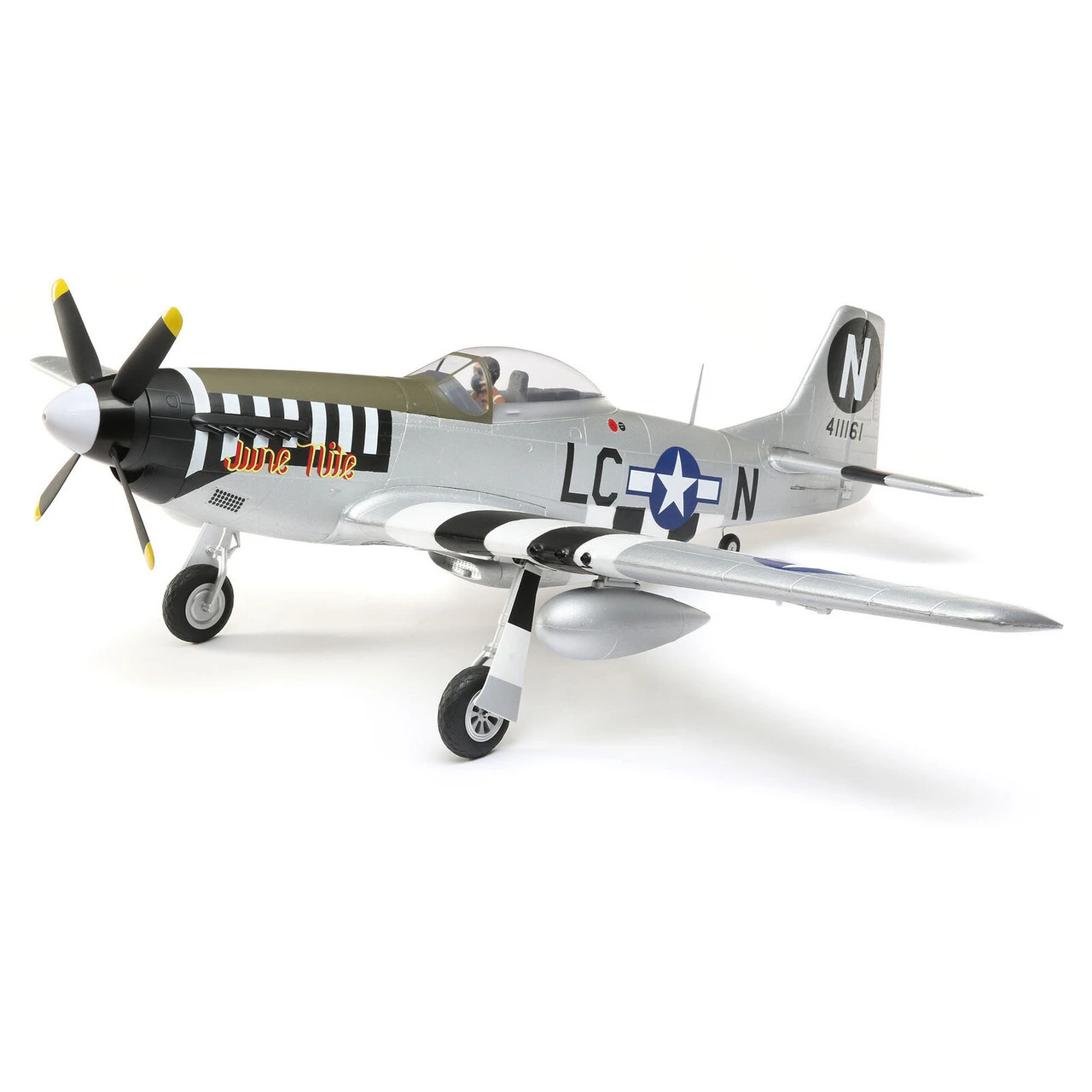 Eflite P-51D Mustang 1.2m BNF Basic With AS3X And SAFE Select