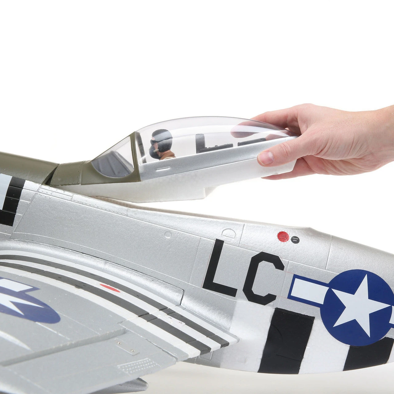 Eflite P-51D Mustang 1.2m BNF Basic With AS3X And SAFE Select - Image 8