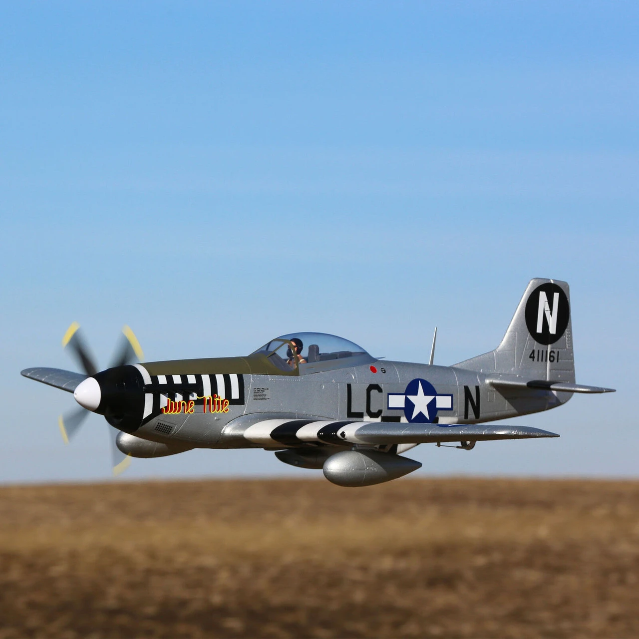 Eflite P-51D Mustang 1.2m BNF Basic With AS3X And SAFE Select - Image 12
