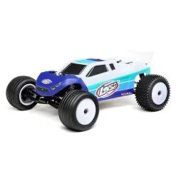 Losi Mini-T 2.0 1/18 RTR 2WD Brushless Stadium Truck (Blue) W/2.4GHz Radio, Battery & Charger