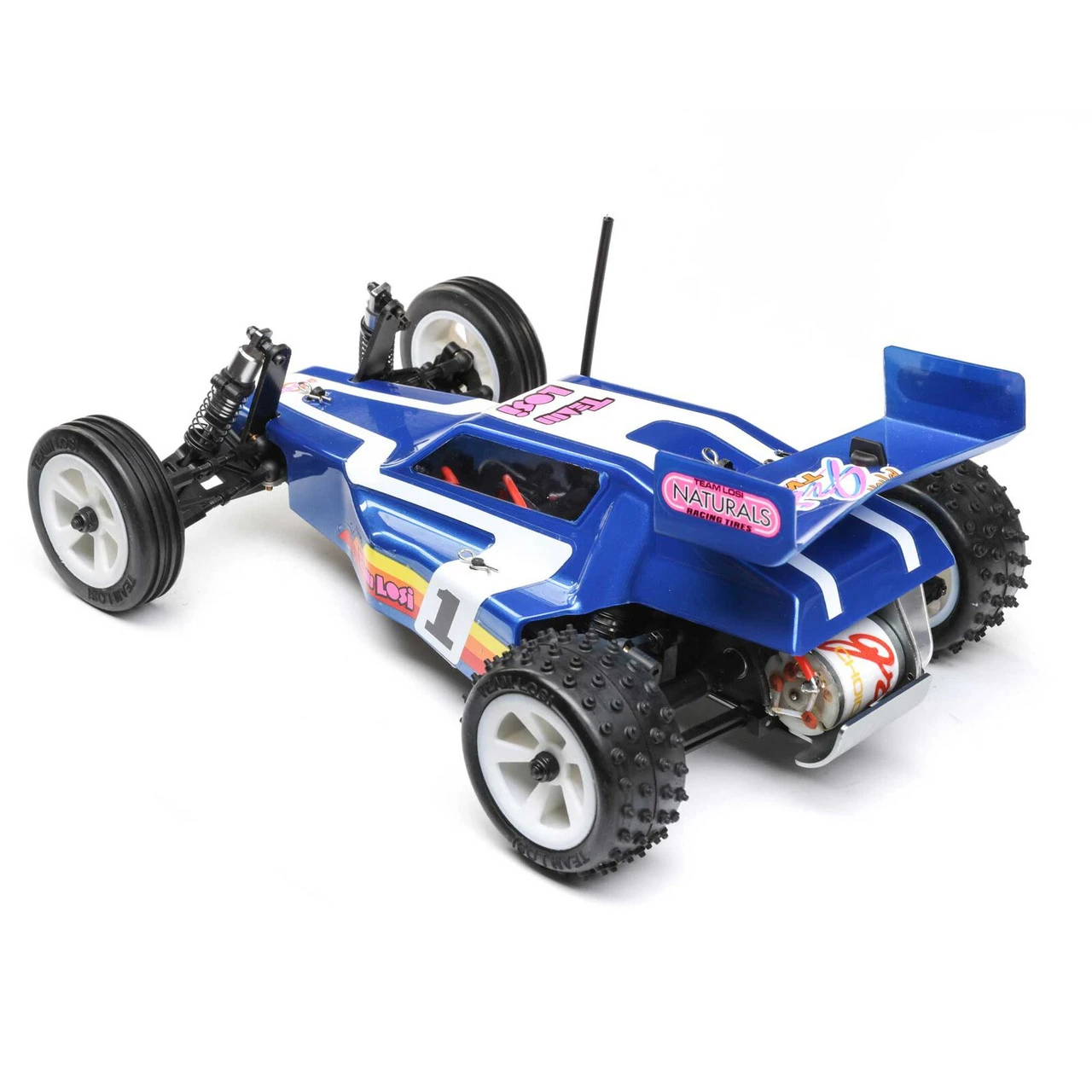 Losi 1/16 Mini JRX2 2WD Buggy RTR, Blue - Image 8