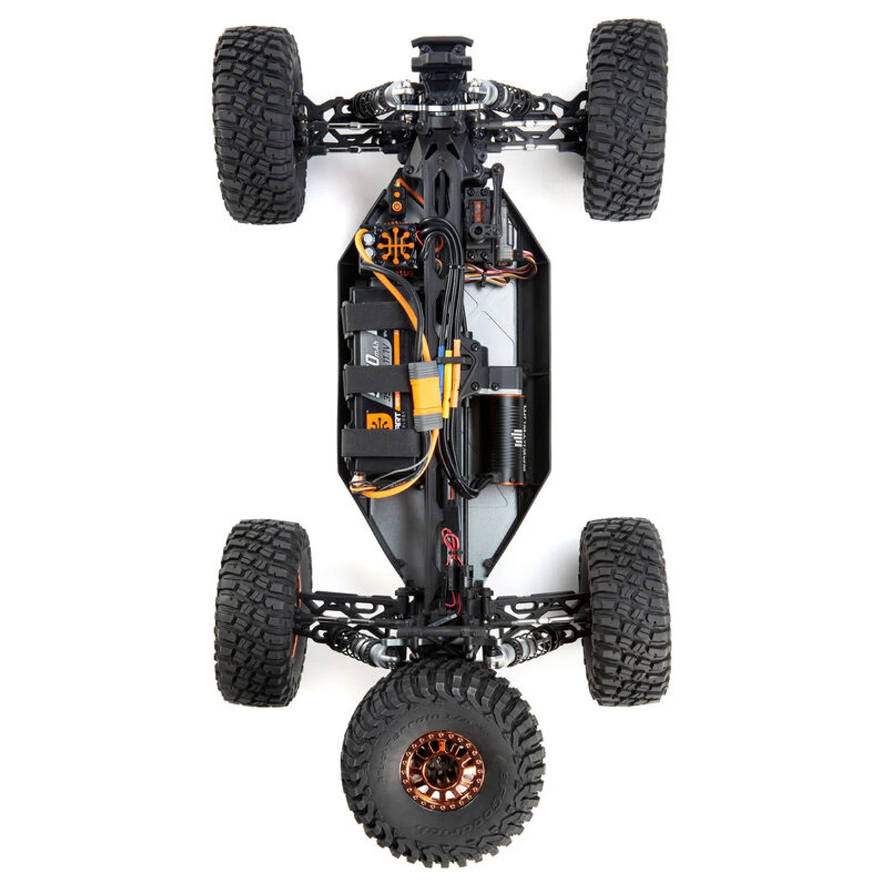 Losi Lasernut U4 4WD Rock Racer RTR, Black - Image 8