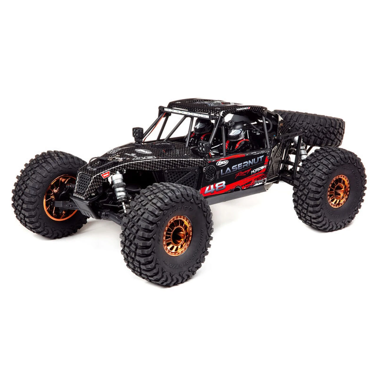 Losi Lasernut U4 4WD Rock Racer RTR, Black - Image 2