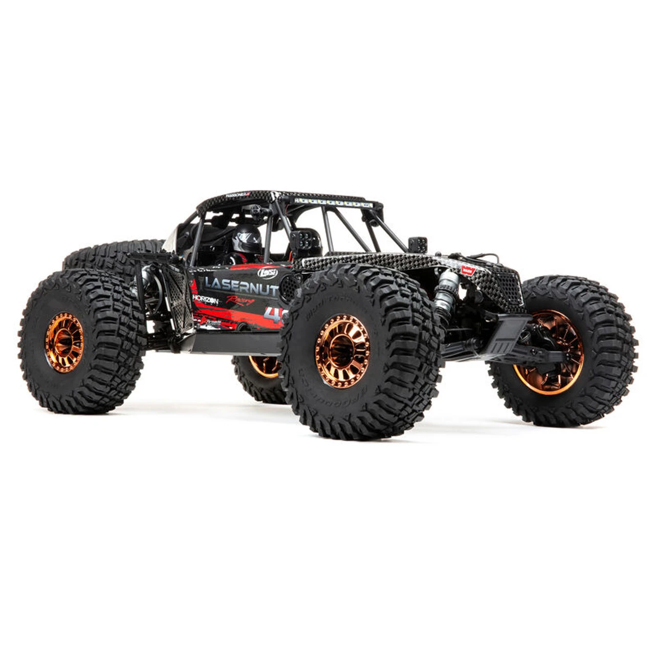 Losi Lasernut U4 4WD Rock Racer RTR, Black - Image 3