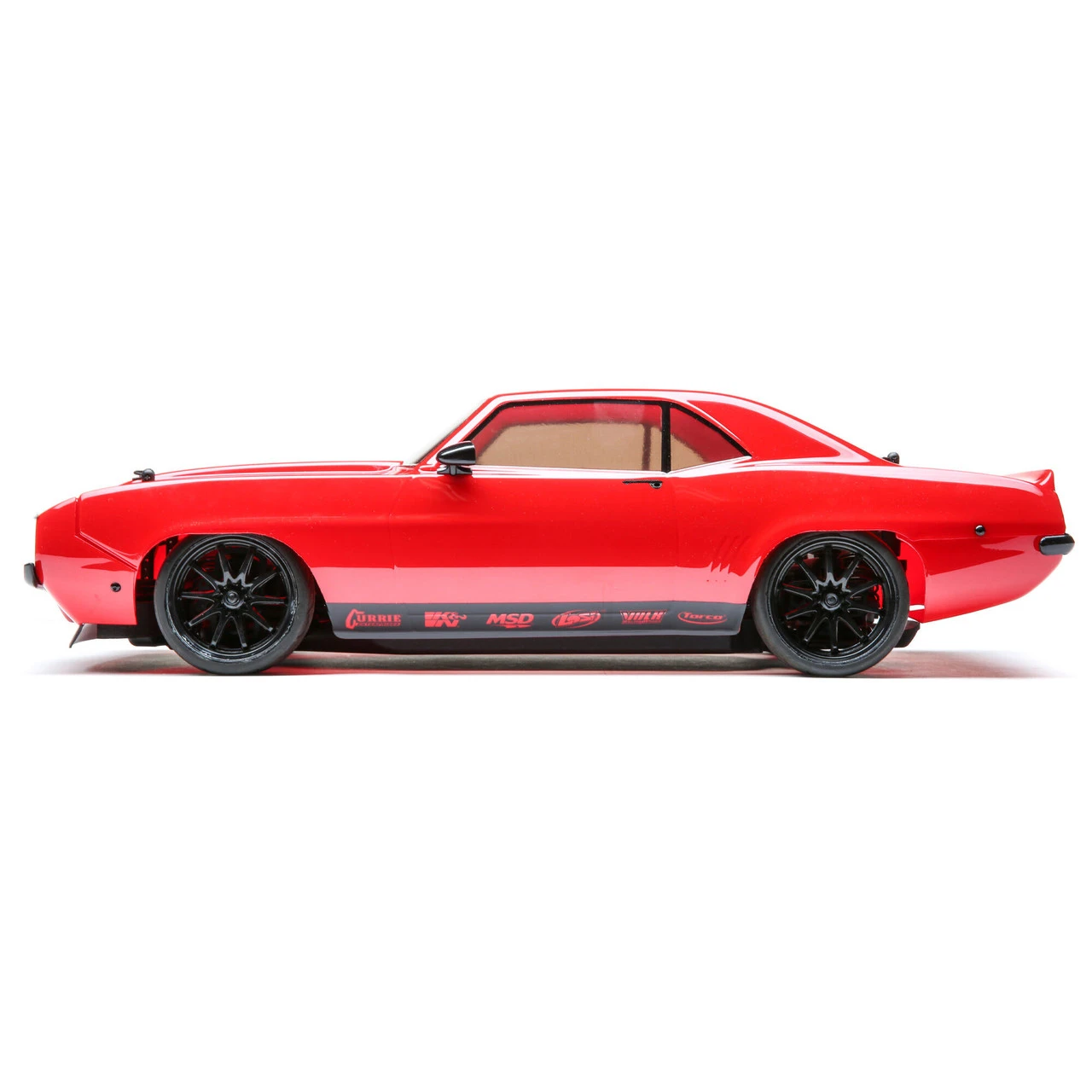Losi 1/10 1969 Chevy Camaro V100 AWD Brushed RTR, Red - Image 5