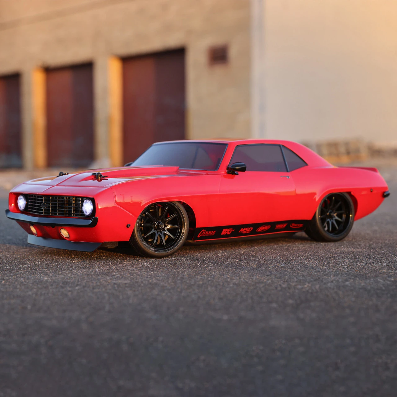 Losi 1/10 1969 Chevy Camaro V100 AWD Brushed RTR, Red - Image 25
