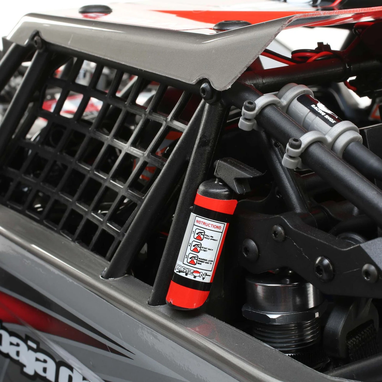 Losi Super Rock Rey: 1/6 4WD Elec Rock Racer, RTR Gray - Image 26