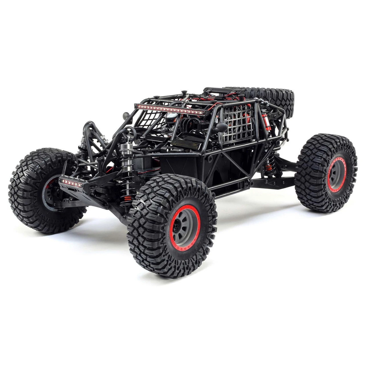 Losi Super Rock Rey: 1/6 4WD Elec Rock Racer, RTR Gray - Image 9