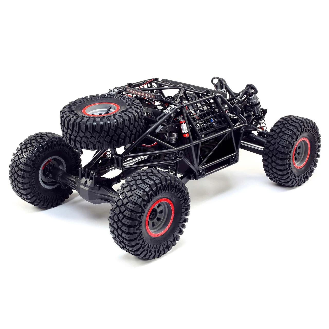 Losi Super Rock Rey: 1/6 4WD Elec Rock Racer, RTR Gray - Image 10