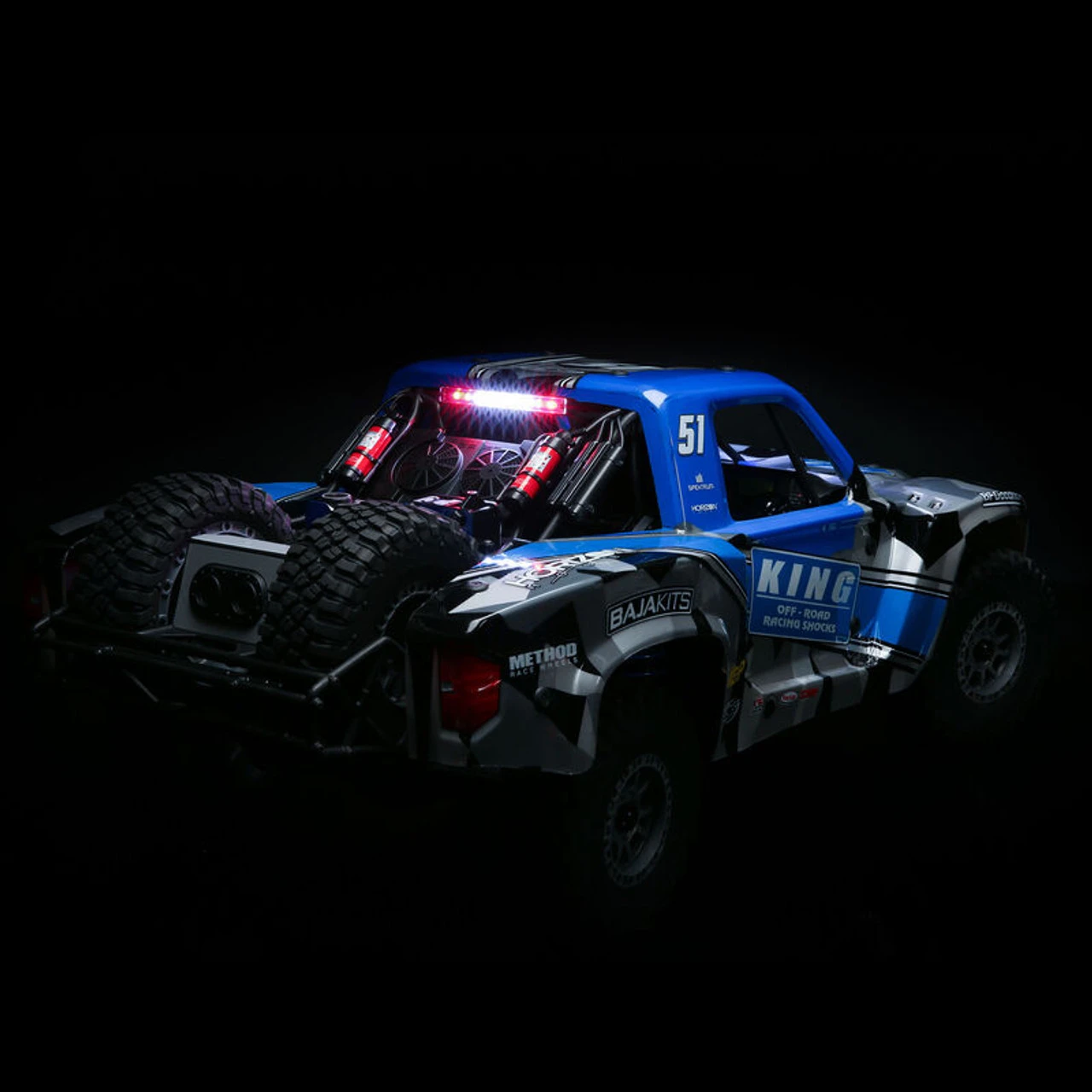 Losi 1/6 Super Baja Rey 2.0 4WD Brushless Desert Truck RTR, King - Image 16