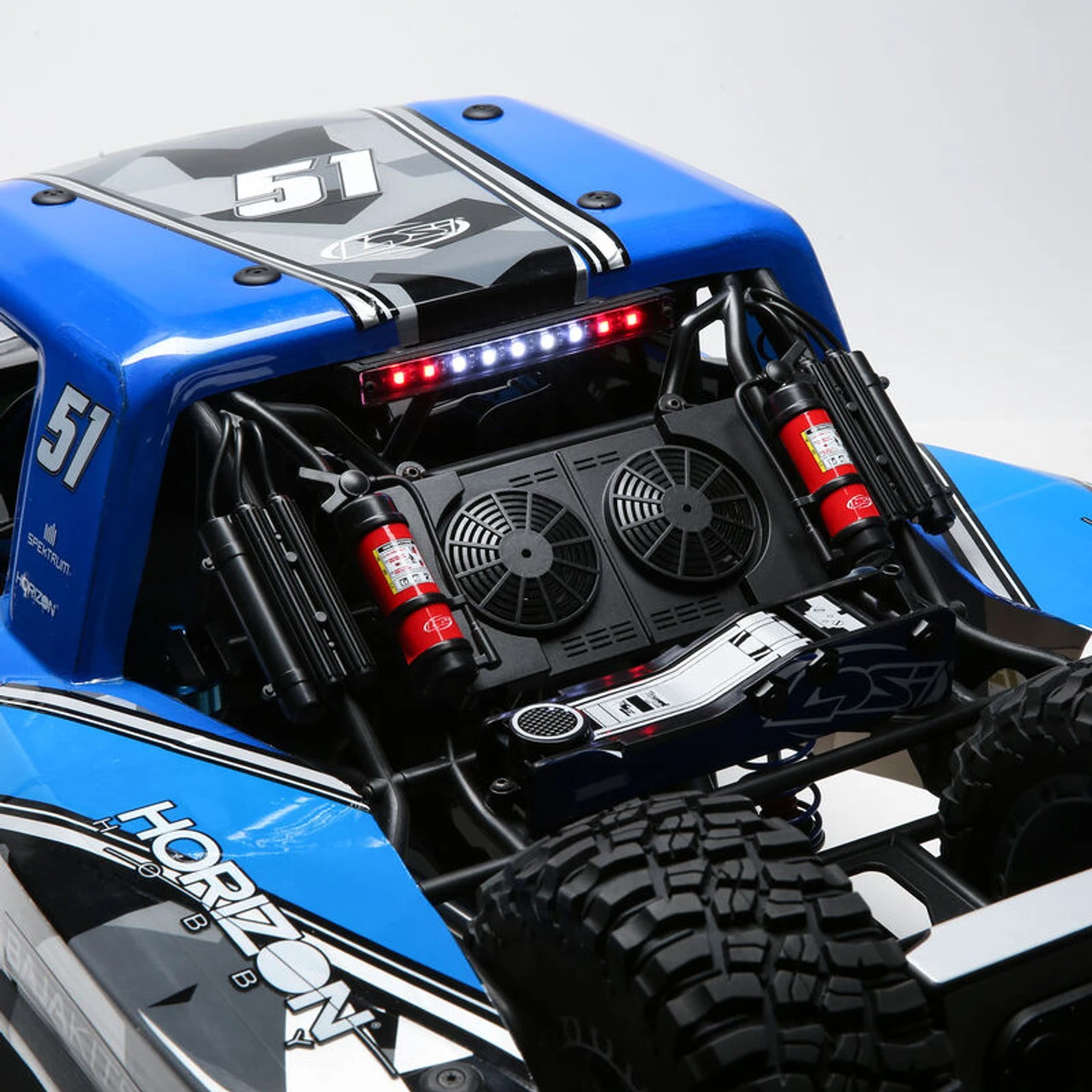Losi 1/6 Super Baja Rey 2.0 4WD Brushless Desert Truck RTR, King - Image 17