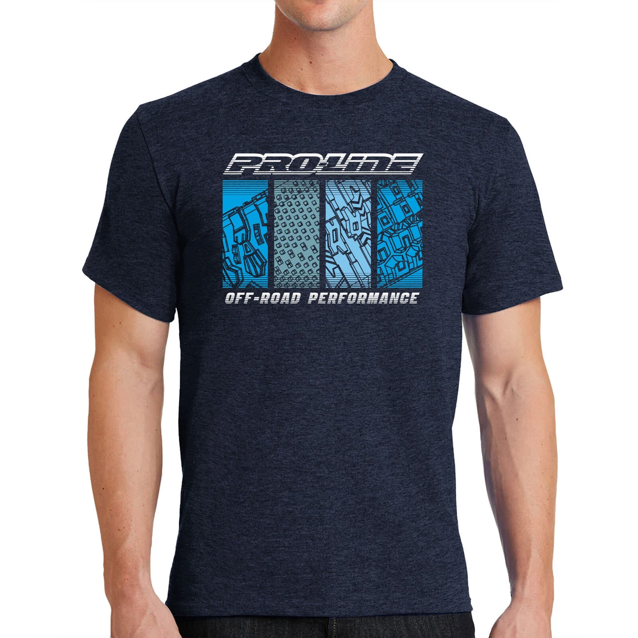 Proline Pro-Line Quarter Tread Navy T-Shirt - Medium