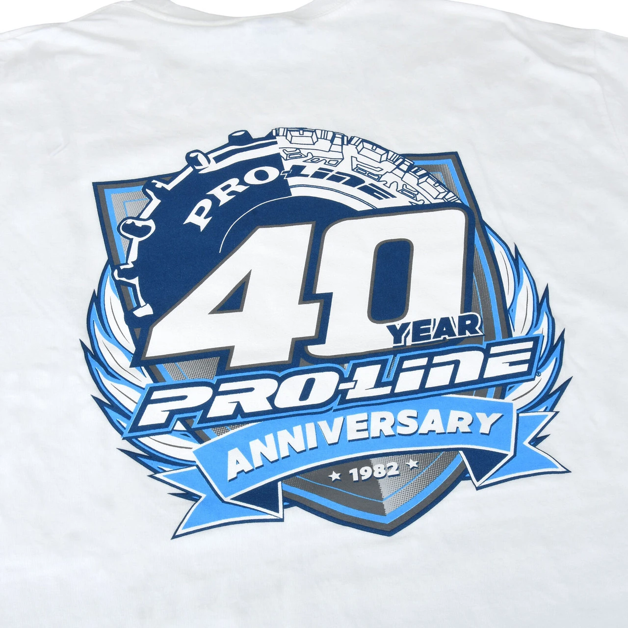 Proline Pro-Line 40th Anniversary White T-Shirt, X-Large - Image 3