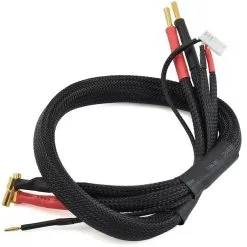 Protek RC ProTek 5342 2S High Current Charge/Balance Adapter (4mm To 5mm Solid Bullets) 10awg Wire 24"