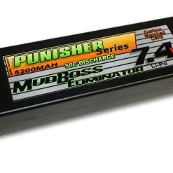 Punisher Series "MudBoss Eliminator" 5200mah 50C 2cell Lipo (Traxxas Plug) 7.4V